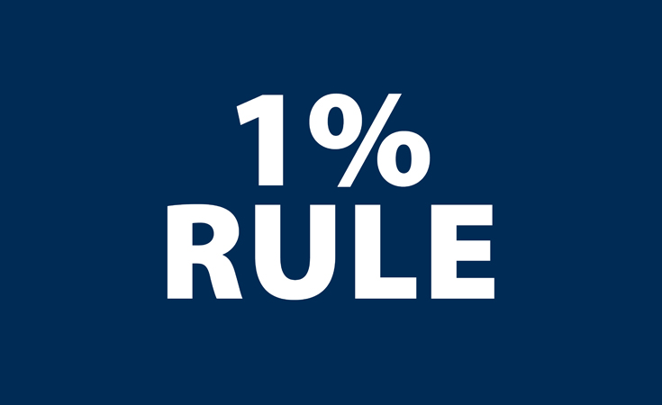 Why property sellers need to follow the 1% rule